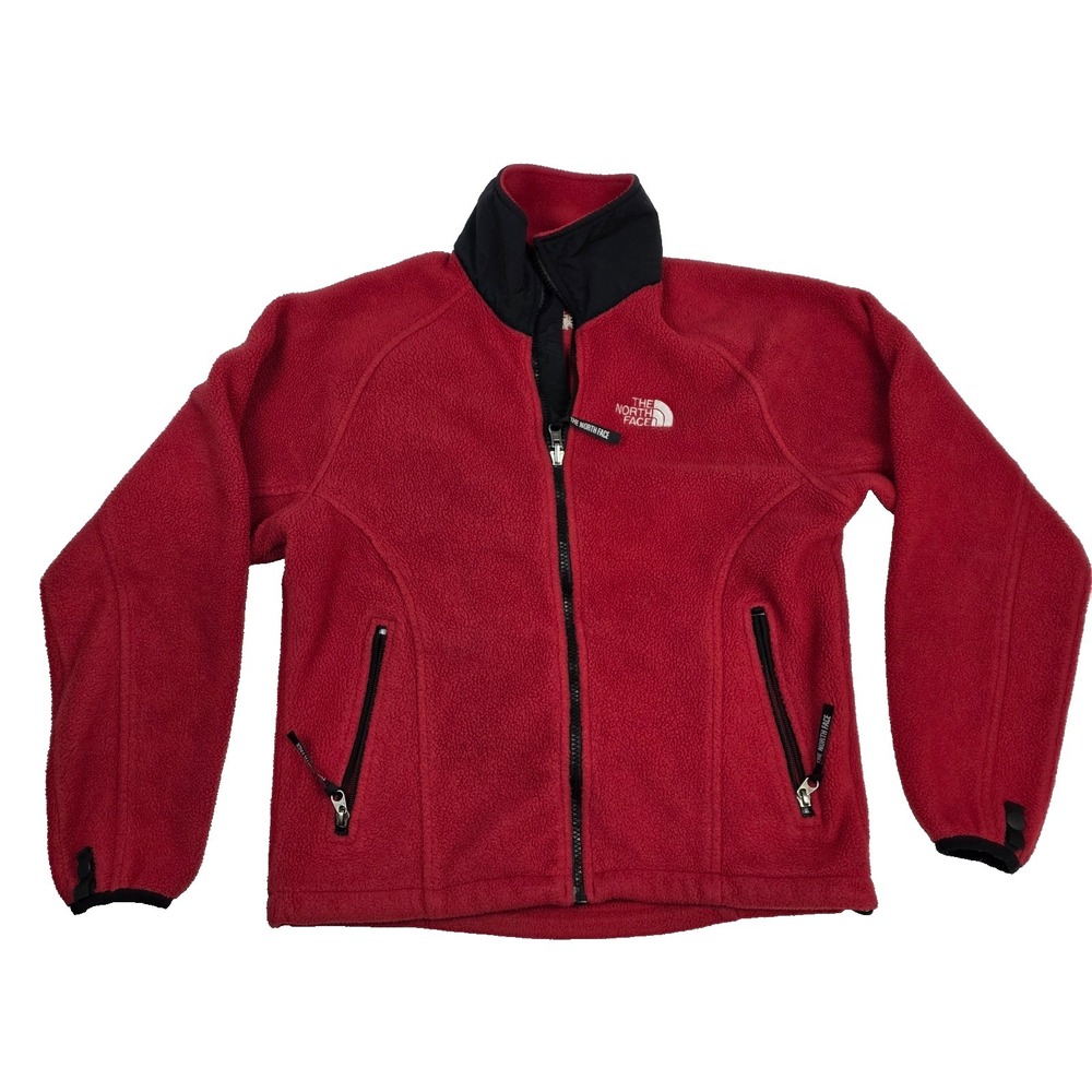 The North Face Polartec Full Zip Fleece Jacket Women's Size XS Red